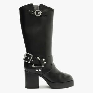 SCHUTZ Black Heeled Boots